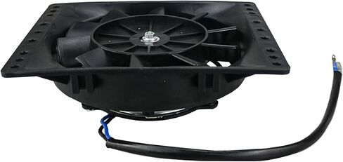2PCS 12 Inch Universal Slim Fan Push Pull Electric Radiator Cooling 12V 80W Mount Kit Black in Kuwait