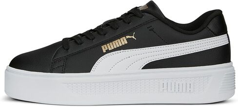 PUMA Women's Smash Platform V3 Sneaker, Warm White-Caramel Latte Gold, 7.5 in Kuwait