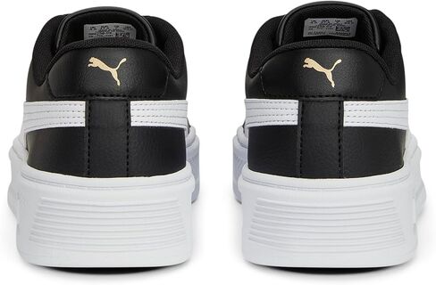 PUMA Women's Smash Platform V3 Sneaker, Warm White-Caramel Latte Gold, 7.5 in Kuwait