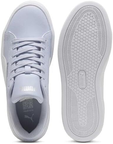 PUMA Women's Smash Platform V3 Sneaker, Warm White-Caramel Latte Gold, 7.5 in Saudi Arabia