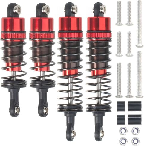 Aluminum Oil Shocks Kits Damper Set For Tamiya ORV Chassis The Frog/Subaru Brat/Monster Beetle/Blackfoot 1/10 RC Car Upgrade Parts in Saudi Arabia