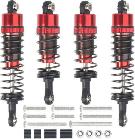 Aluminum Oil Shocks Kits Damper Set For Tamiya ORV Chassis The Frog/Subaru Brat/Monster Beetle/Blackfoot 1/10 RC Car Upgrade Parts in Saudi Arabia