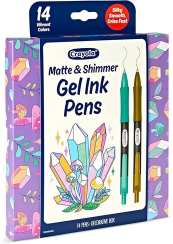 Crayola Blending Marker Set, 16 Count Markers, 2 Colorless Blenders, Adult Coloring Markers, Gifts for Teens & Adults in Kuwait