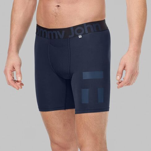 Tommy John Men’s Underwear, 360 Sport Trunks Hammock Pouch, Mid-Length 6" Inseam, Moisture Wicking Underwear, Soft Breathable Waistband Boxer Briefs, Turbulence, Large in Saudi Arabia