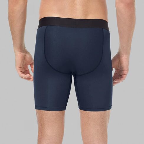 Tommy John Men’s Underwear, 360 Sport Trunks Hammock Pouch, Mid-Length 6" Inseam, Moisture Wicking Underwear, Soft Breathable Waistband Boxer Briefs, Turbulence, Large in Saudi Arabia
