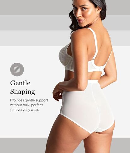 Panache Women’s Envy High Wehist Panty - تشكيل موجز مع الدانتيل والشبكة ، ملائمة للتحكم في التغطية المتوسطة in Saudi Arabia