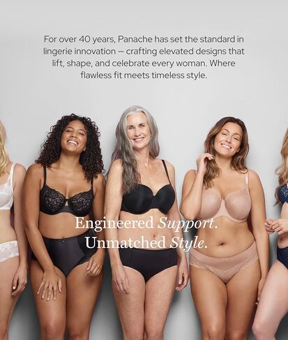 Panache Women’s Envy High Wehist Panty - تشكيل موجز مع الدانتيل والشبكة ، ملائمة للتحكم في التغطية المتوسطة in Saudi Arabia