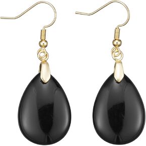 أقراط Plumiss Boho للنساء من الحجر الطبيعي، فريدة من نوعها، طاقة الأحجار الكريمة العلاجية، لا تسبب الحساسية، خفيفة الوزن متدلية، أقراط متعددة الأنماط، مجوهرات لحفلات أعياد الميلاد in Kuwait