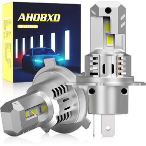 H4 LED Bulbs Super Bright 30000LM 900% Xenon White H4/9003 Light Bulbs Cooling Fan Plug and Play Fog Light Direct Fit Pack of 2 in Saudi Arabia