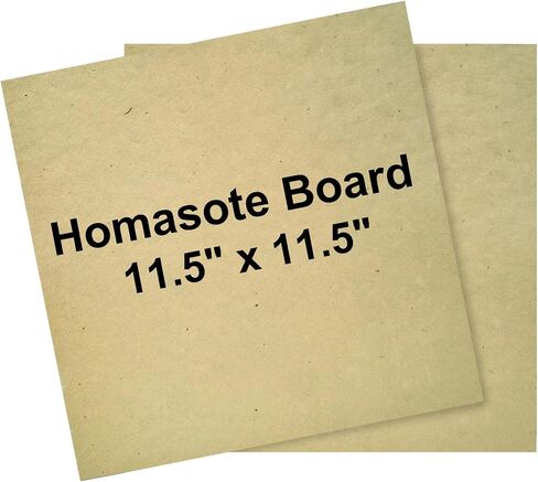 Homasote Board لسطح العمل الزجاجي الملون | حوالي 12 × 12 لوحة تقطيع مقاومة للحرارة | قطع اللوازم والأدوات الزجاجية الملطخة بحماية الطاولة وحماية كونترتوب in Kuwait