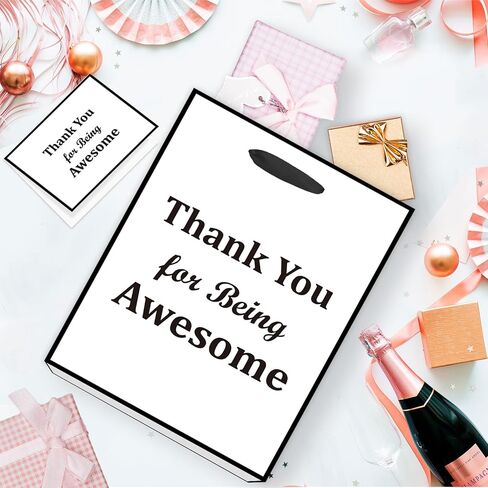 We Appreciate You Gift Bag with Tissue Paper Greeting Card Thank You Gift Wrapping Bag with Handle for Pastor Employee Staff Inspirational Gifts Teacher Doctor Retirement Appreciation Christmas Party Decor﻿ in Saudi Arabia