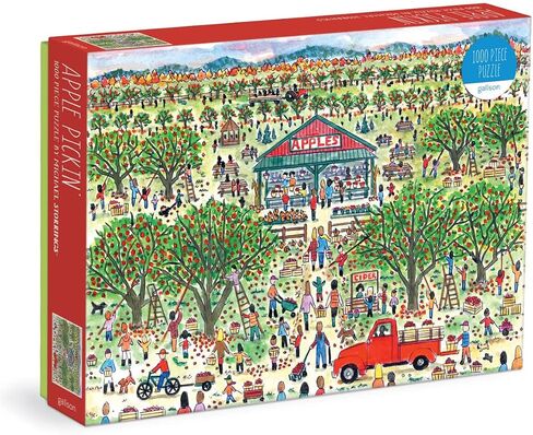 Galison Halloween Parade – 500 Piece Michael Storrings Jigsaw Puzzle Featuring Artwork of A Spooky and Festive Halloween Parade in Salem Massachusetts in Saudi Arabia