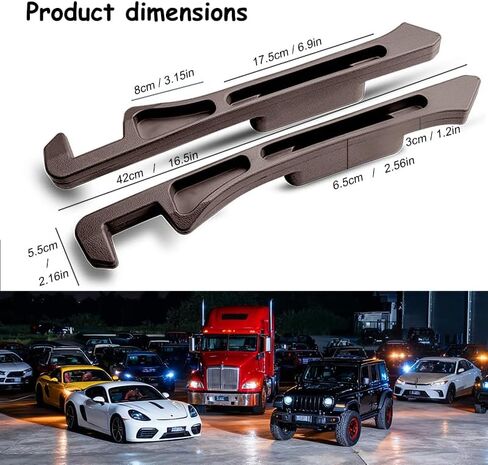 Car Seat Gap Filler Set of 2,Suitable for Cars, Suvs and Trucks to Fill the Gap Between Seats and Consoles, Preventing Items from Falling and Driving Safety, Black in Kuwait