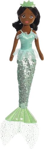 Aurora® Enchanting Sea Sparkles™ Tutu Sparkles™ Jasmine Stuffed Doll - Imaginative Play - Magical Companions - Pink 18 Inches in Kuwait