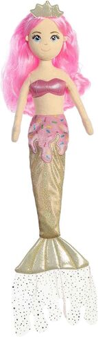 Aurora® Enchanting Sea Sparkles™ Tutu Sparkles™ Jasmine Stuffed Doll - Imaginative Play - Magical Companions - Pink 18 Inches in Saudi Arabia
