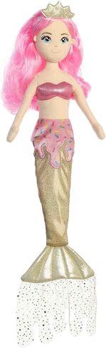 Aurora® Enchanting Sea Sparkles™ Tutu Sparkles™ Jasmine Stuffed Doll - Imaginative Play - Magical Companions - Pink 18 Inches in Saudi Arabia