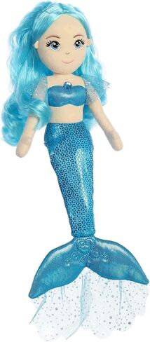 Aurora® Enchanting Sea Sparkles™ Tutu Sparkles™ Jasmine Stuffed Doll - Imaginative Play - Magical Companions - Pink 18 Inches in Saudi Arabia