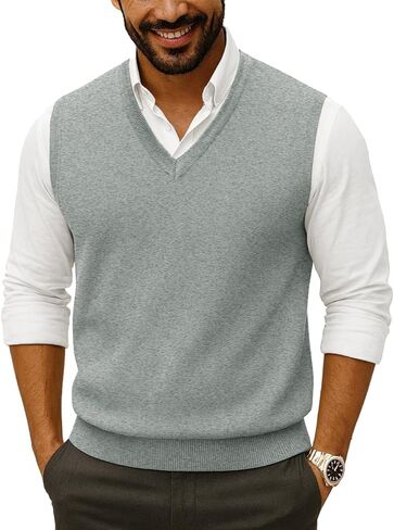 رجال السترة سترة سترة مزج صوف مزج سترات سترة سحرة بلا أكمام in Kuwait