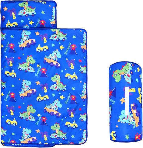 سجادة قيلولة للأطفال الصغار من كلويل لمرحلة ما قبل المدرسة مع وسادة قابلة للإزالة - أكياس نوم للأطفال الصغار - سجادة نوم ملفوفة ومحمولة للأطفال الصغار للسفر في مرحلة ما قبل المدرسة للرعاية النهارية in Kuwait