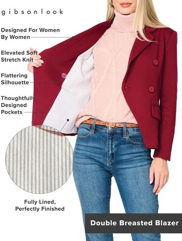 السترة المزدوجة للسيدات ، وارتداء العمل غير الرسمي ، وسترة السترة المركبة مفتوحة السترة طويلة الأكمام الطويلة in Kuwait