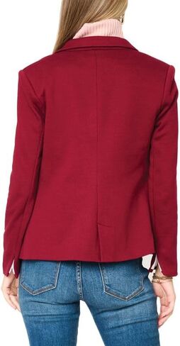 السترة المزدوجة للسيدات ، وارتداء العمل غير الرسمي ، وسترة السترة المركبة مفتوحة السترة طويلة الأكمام الطويلة in Kuwait