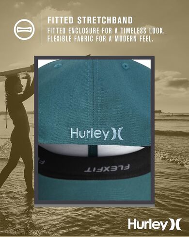 Hurley Men's Hat - Phantom Relay Baseball Cap - Fitted Hats for Men (S-XL) in Kuwait