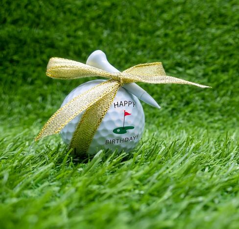 Golf Birthday Card with a Red Envelope - Linen Cardstock - Funny Golf Birthday Card for Dad, Father-in-Law or Boyfriend in Kuwait