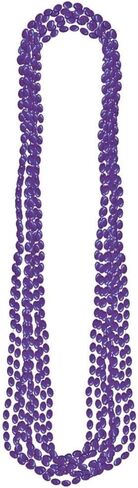 Silver Metallic Bead Necklaces, Party Accessory, 48 Ct. in Saudi Arabia