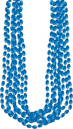 Silver Metallic Bead Necklaces, Party Accessory, 48 Ct. in Saudi Arabia