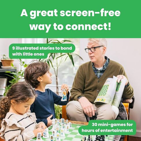 Story Time Backgammon Set for Beginners, Educational Learning Game, Backgammon Game for Kids, Learn How to Play Backgammon, Board Game for Kids Ages 3 and Up, Educational Game, Backgammon for Kids in Saudi Arabia
