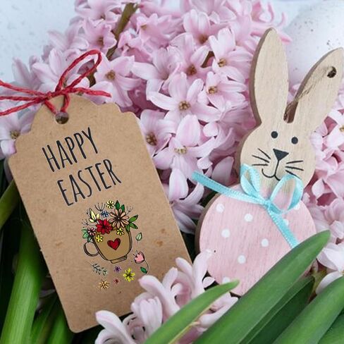 Easter Eggs Clear Stamps for Card Making, Happy Easter Words Bunny Rubber Stamps Easter Rabbit Transparent Silicone Stamp Seal for Easter Spring DIY Scrapbooking Photo Album Supplies in Kuwait