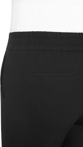 Hilary Radley Women's Pull-on Dress Pants, 4-Way Stretch, Elastic Waist, Front Pockets in Kuwait