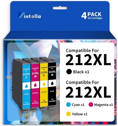 استبدال خراطيش الحبر المعاد تصنيعها ل EPSON 802XL 802 T802XL T802 COLOR فقط لطابعة القوى العاملة PRO WF-4720 WF-4730 WF-4734 WF-4740 EC-4020 EC-4030 Printer (1 C/M/Y) in Saudi Arabia