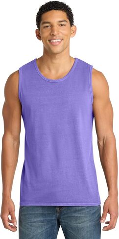 Port & Company Mens Essential Pigment -PAMMENT TOP PC099TT -AMETHYST 3XL in Saudi Arabia