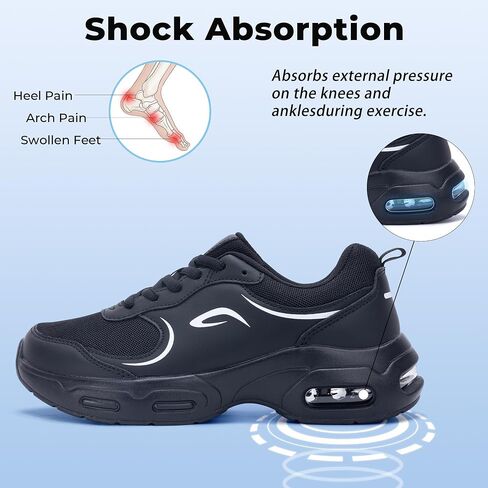 Artlea Walking Shoes Women Arch Support Sneakers Plantar Fasciitis Orthotic Tennis Sneakers Air Running Gym Shoes in Saudi Arabia