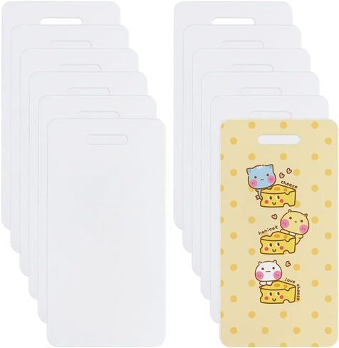 Benecreat 12pcs أبيض Buddy Acrylic Badge ، 4.49x2.2 بوصة DIY شارة Buddy Buddy Budge Barge Barning للممرضة ، المعلم ، تقنية المختبر ، موظف الاستقبال ، الفتحة: 0.78x0.2 بوصة in Saudi Arabia