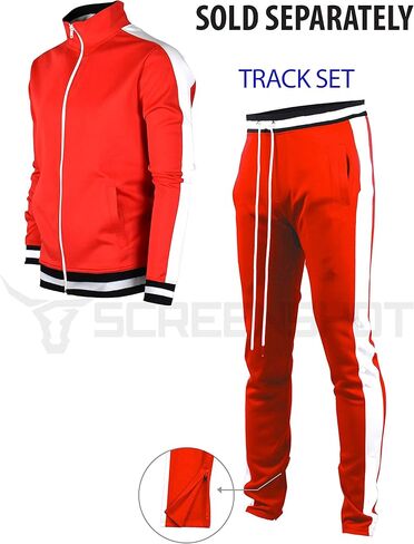 بنطال رياضي رجالي من SCREENSHOT بتصميم هيب هوب بريميوم بمقاس نحيف in Kuwait