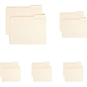 Smead File Folder, 1/3-Cut Tab Right Position, Letter Size, Manila, 100 Per Box (10333) in Kuwait