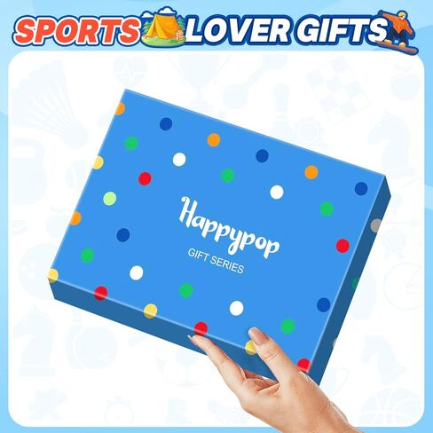 هدايا رياضية HAPPYPOP للرجال والنساء - هدايا البيسبول وكرة القدم وكرة الطائرة والجري والبولينج in Saudi Arabia