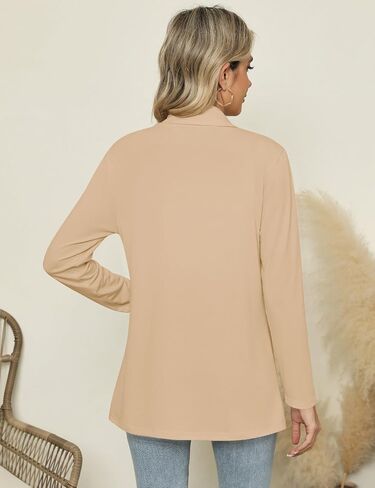 Micoson Long Sleeve Lightweight Thin 2025 Summer Cardigan for Women Casual Loose Fit Kimono Cover Up with Pockets in Saudi Arabia