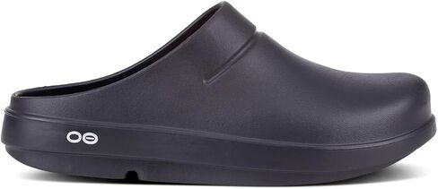 OOFOS Unisex OOcloog, Lightweight Recovery Footwear - Reduces Stress on Feet, Joints & Back - Machine Washable (Black/Black, US Footwear Size System, Adult, Men, Numeric, Medium, 6) in Saudi Arabia