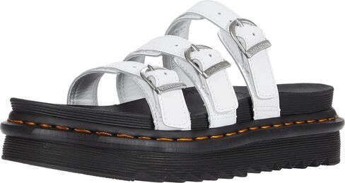 Dr. Martens Women's Blaire Slide Sandal, Black Hydro, 8 in Saudi Arabia