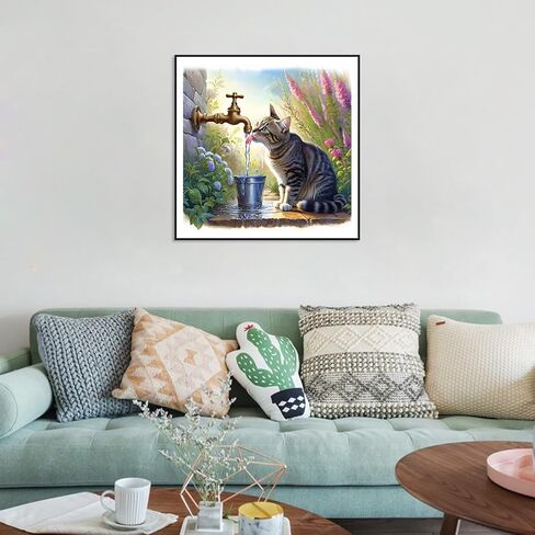 AMORARS Horse Diamond Painting Kit for Adults, 5D Flower Diamond Art for Beginners - DIY Full Diamond Dot Gem Art Painting, Suitable Gifts and Home Wall Decoration Crafts, 12x12Inch in Kuwait