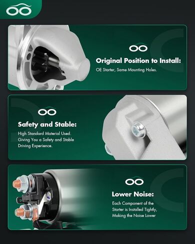 كاتب SCITOO لـ 17708 محرك بداية يناسب 1996-1998 لشركة Hyundai لـ Elantra 1.8L، 1999-2006 لـ Hyundai لـ Elantra 2.0L، 1997 لـ Hyundai لـ Tiburon 1.8L in Saudi Arabia