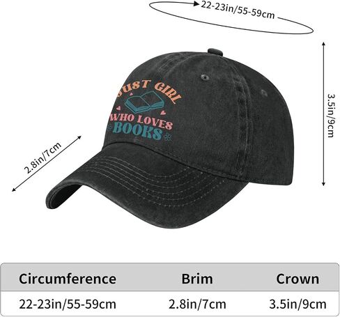 I Have No Shelf Control Bookworm Hat for Women Washed Distressed Baseball Caps Low Profile Washed, Allblack in Saudi Arabia