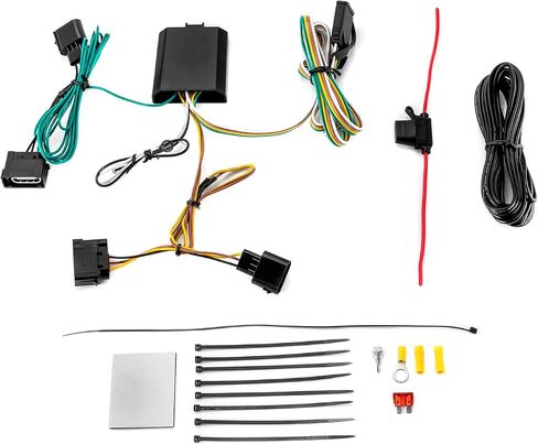 WeiSen 4-Pin Trailer Wiring Harness Kit, Vehicle-Side Towing Hitch Wiring Harness with Plug & Play Connector Compatible with Ford Escape Titanium/SEL/SE/S 2013, Fit Escape Titanium/SE/S 2014-2016 in Kuwait