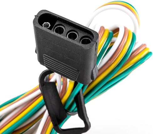 WeiSen 4-Pin Trailer Wiring Harness Kit, Vehicle-Side Towing Hitch Wiring Harness with Plug & Play Connector Compatible with Ford Escape Titanium/SEL/SE/S 2013, Fit Escape Titanium/SE/S 2014-2016 in Kuwait