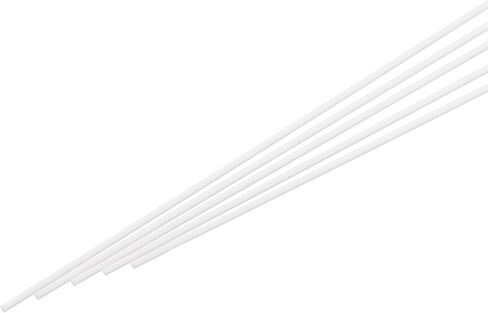 MECCANIXITY ABS Plastic Rod Round Solid Bar 2 mm x 250 mm for DIY Model Material, Architectural Model Making, DIY Sand Table, Pack of 15 Pcs in Saudi Arabia