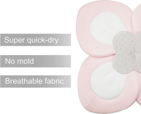 PandaEar Baby Lotus Bath Flower Pad for Infant Newborn| Soft Baby Flower Bath Petals for Sink Bathtub Essentials Shower Gift (Blue) in Kuwait