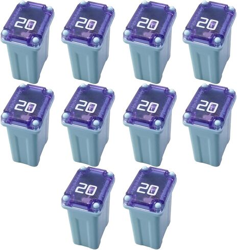 10PCS 30 Amp Car Micro Cartridge Fuses, Car Square Fuse, Micro Female Fuse, Slow Blow FMM Mcase Type Fuses, Automotive Low Profile Mini Box Shaped Fuse for Cars, Trucks and SUVs (30A) in Saudi Arabia